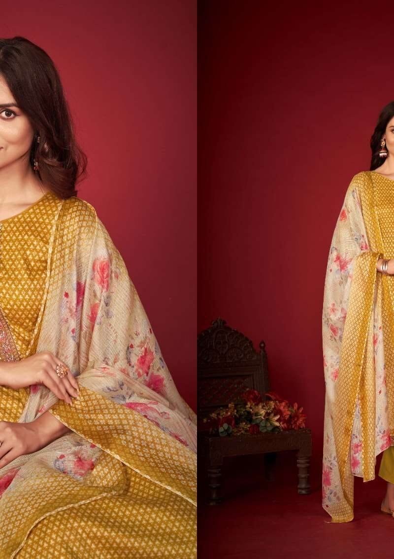 Falak Sargam Wholesale Pure Jam Silk Dress Material