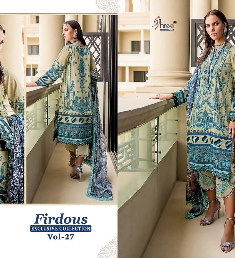 Firdous Exclusive Collection Vol 27 Shree Fabs