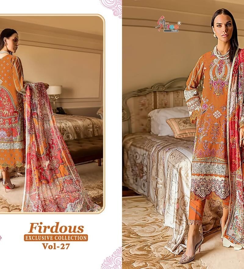 Firdous Exclusive Collection Vol 27 Shree Fabs