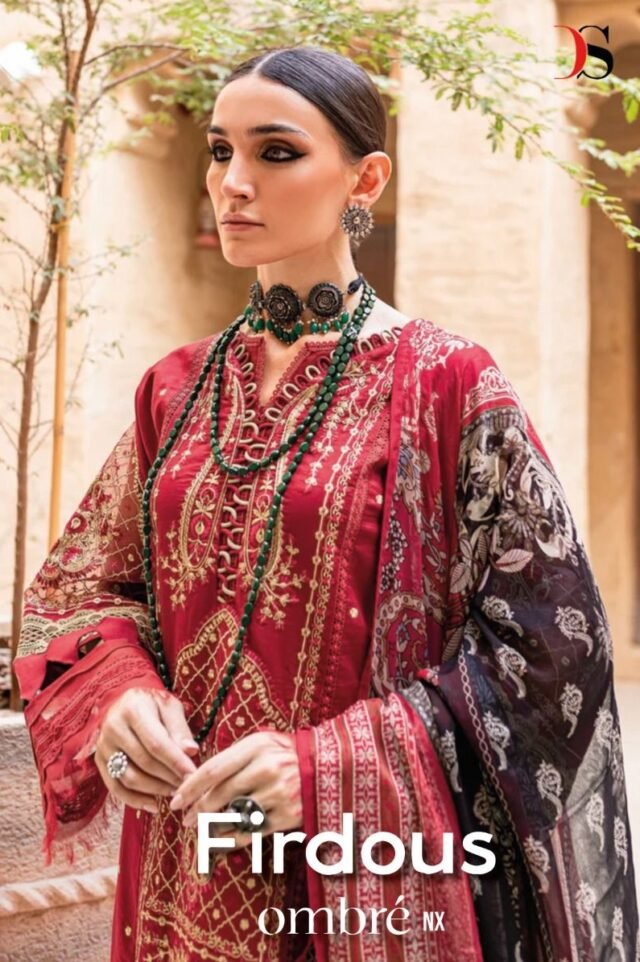 Firdous Ombre Embroidered Nx DEEPSY Pakistani Salwar Suits