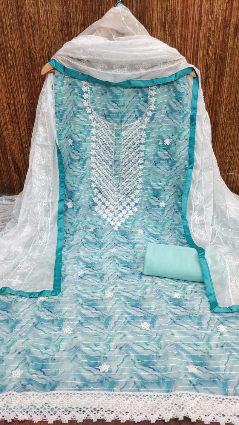 Georgette Digital Print Multi Work Wholesale Dress Material