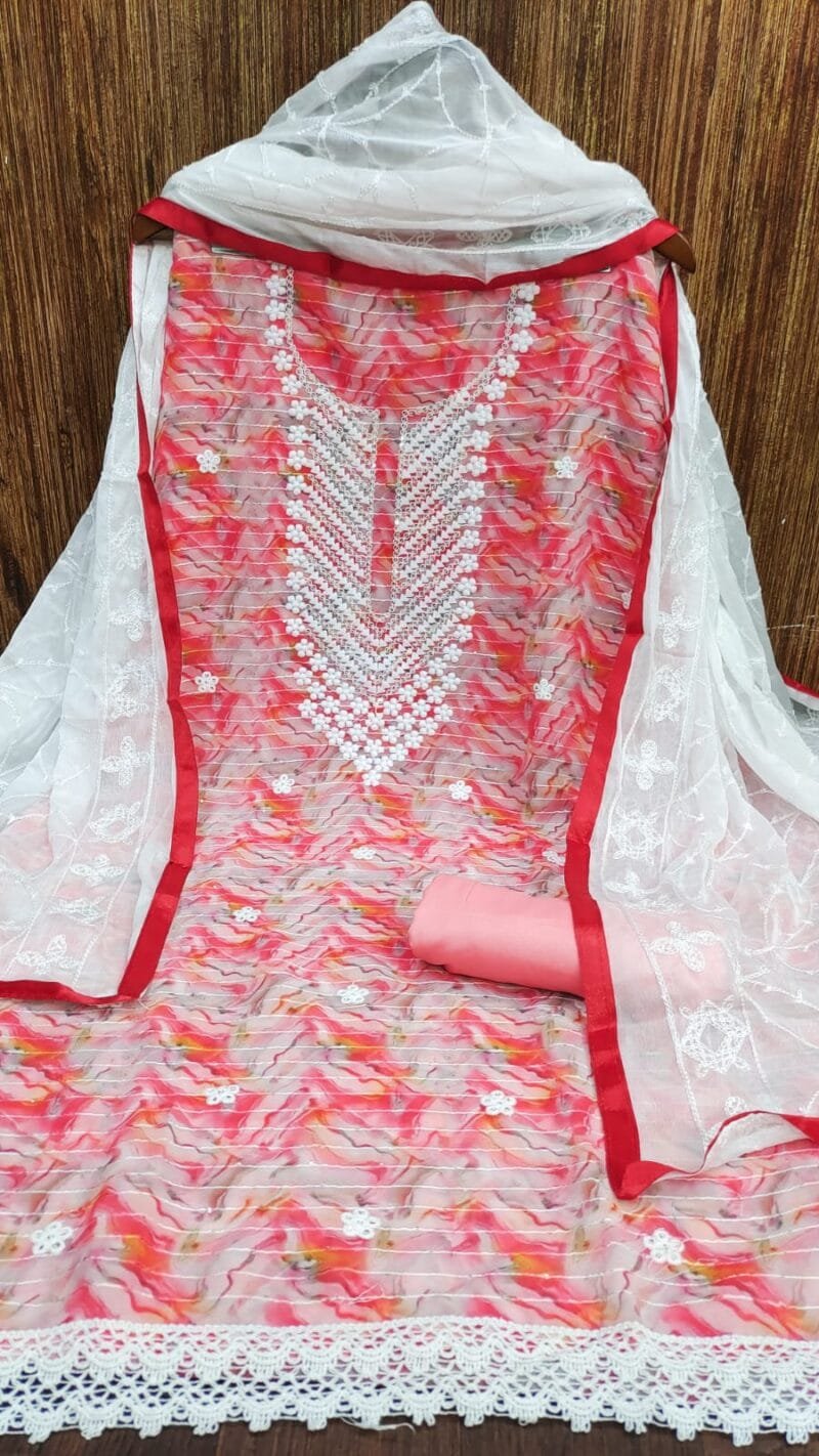 Georgette Digital Print Multi Work Wholesale Dress Material