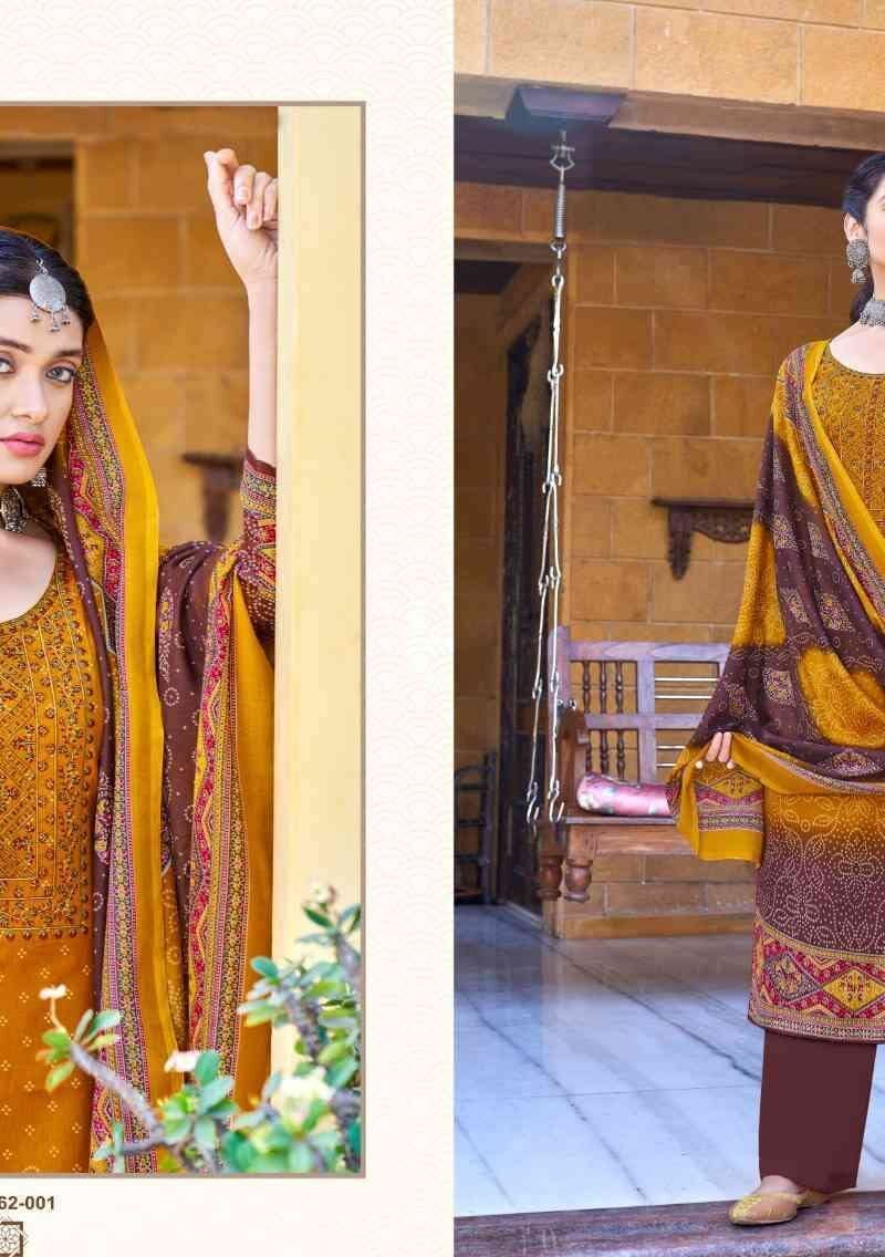 Ghoomer Vol 3 Harshit Alok Suit Pure Zam Cotton Designer Print With Embroidery