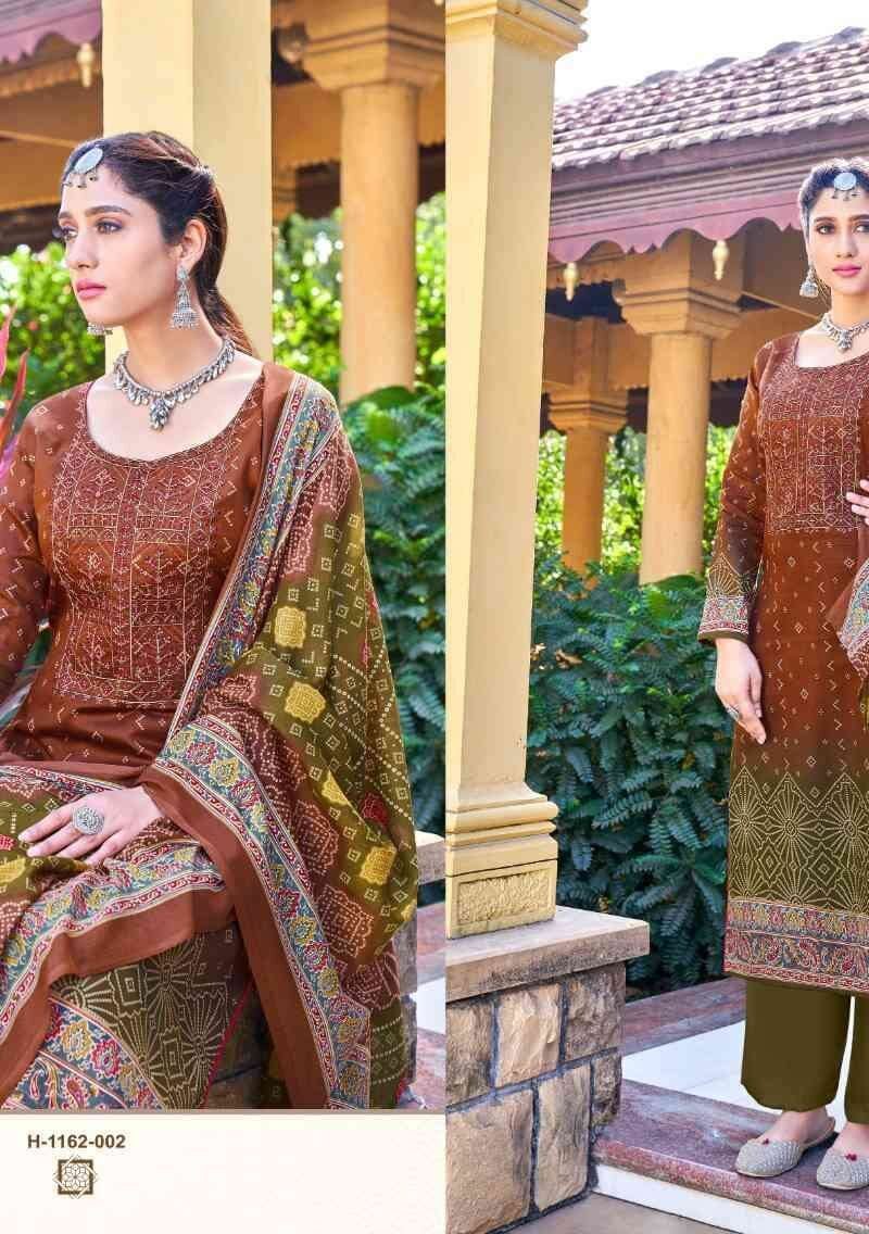 Ghoomer Vol 3 Harshit Alok Suit Pure Zam Cotton Designer Print With Embroidery
