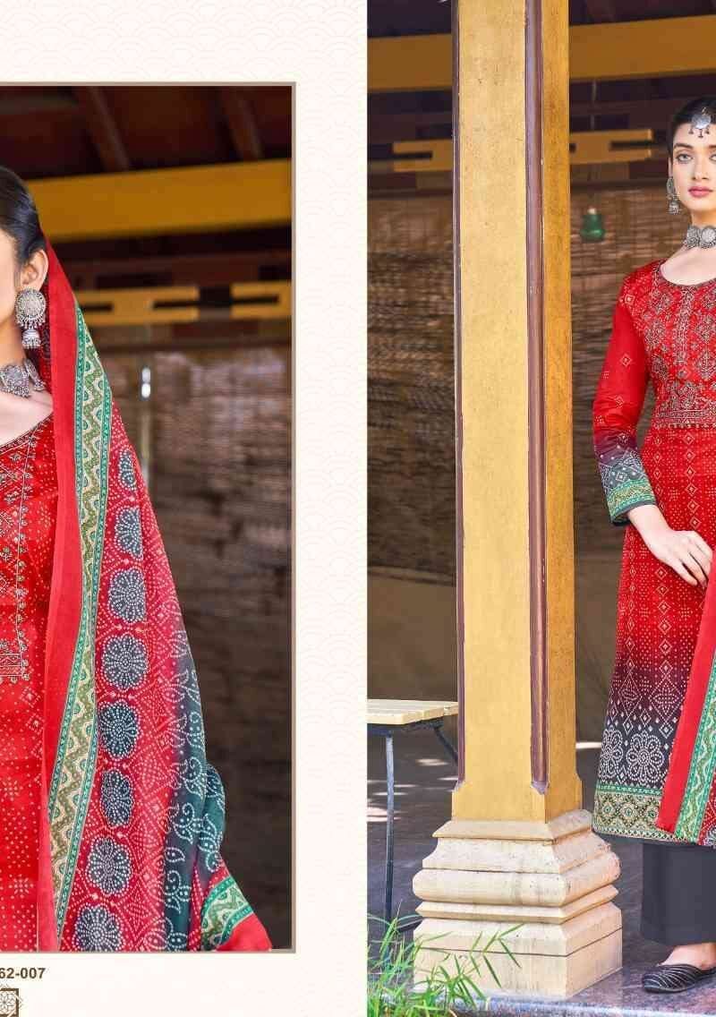 Ghoomer Vol 3 Harshit Alok Suit Pure Zam Cotton Designer Print With Embroidery