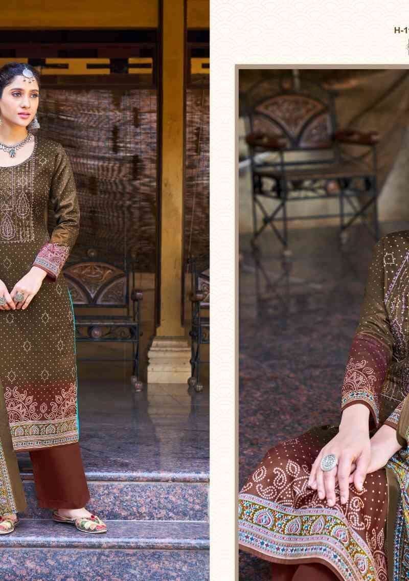 Ghoomer Vol 3 Harshit Alok Suit Pure Zam Cotton Designer Print With Embroidery