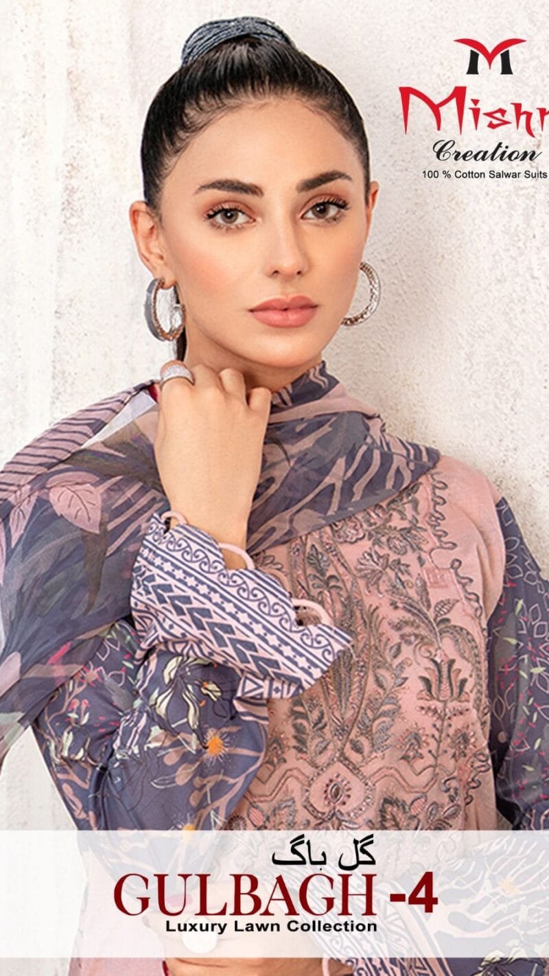 Gulbagh Vol 4 Mishri Creation Wholesale Cotton Dress Material