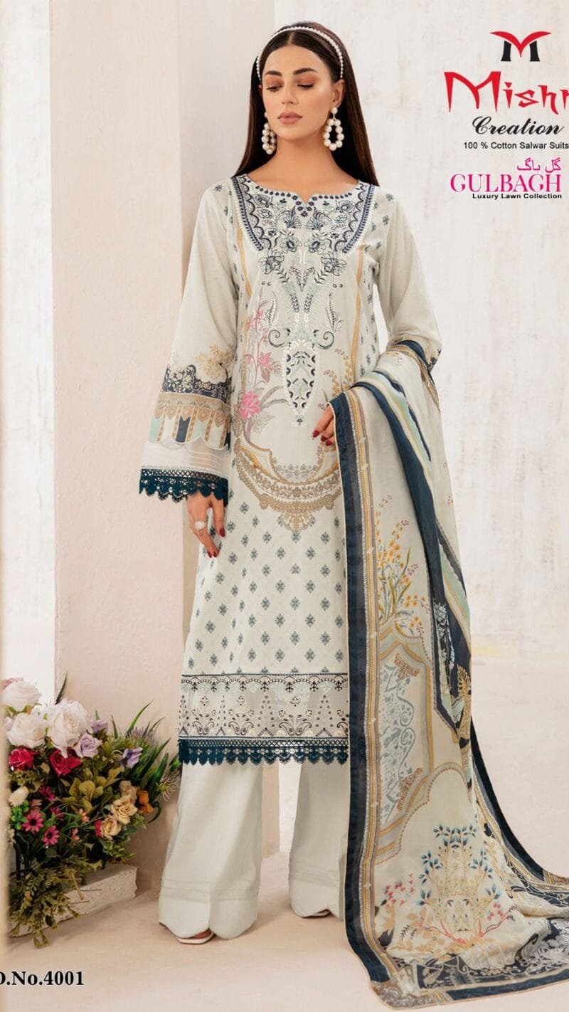 Gulbagh Vol 4 Mishri Creation Wholesale Cotton Dress Material