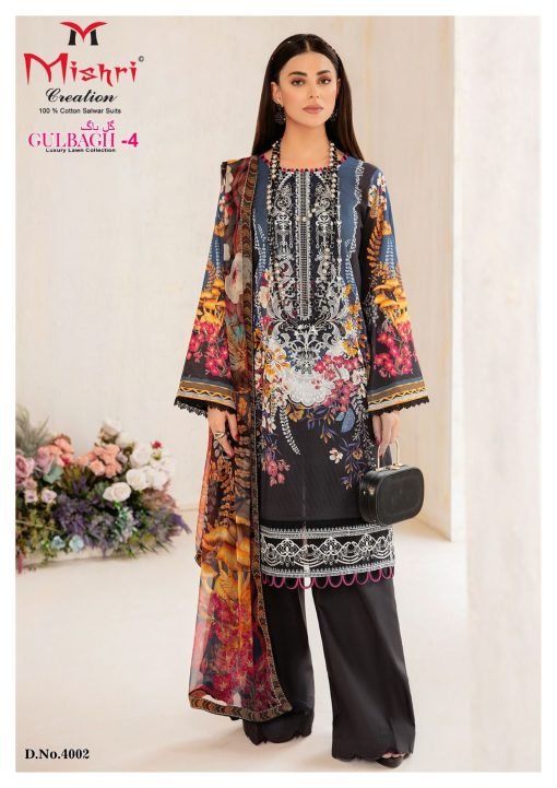 Gulbagh Vol 4 Mishri Creation Wholesale Cotton Dress Material