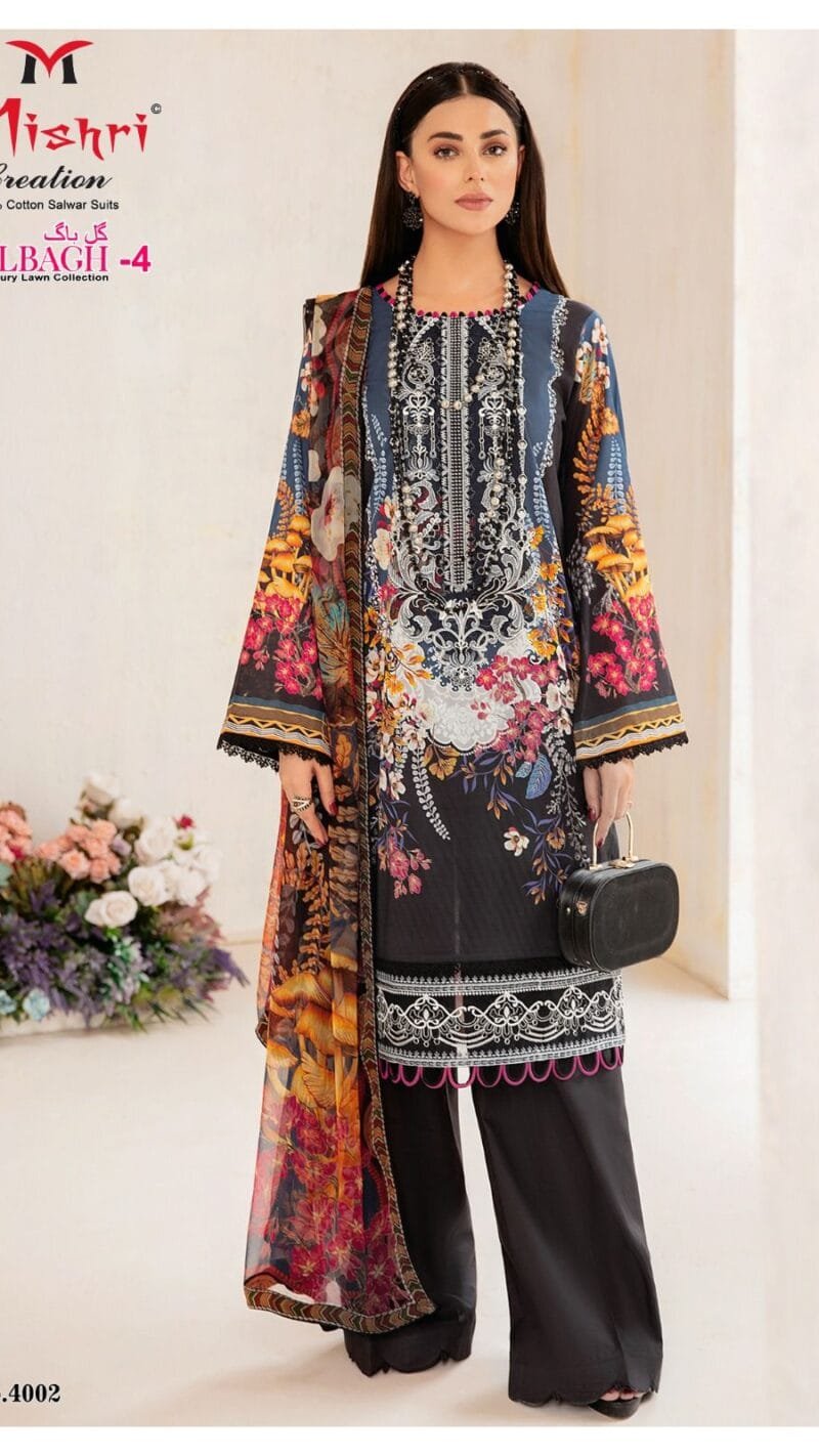 Gulbagh Vol 4 Mishri Creation Wholesale Cotton Dress Material