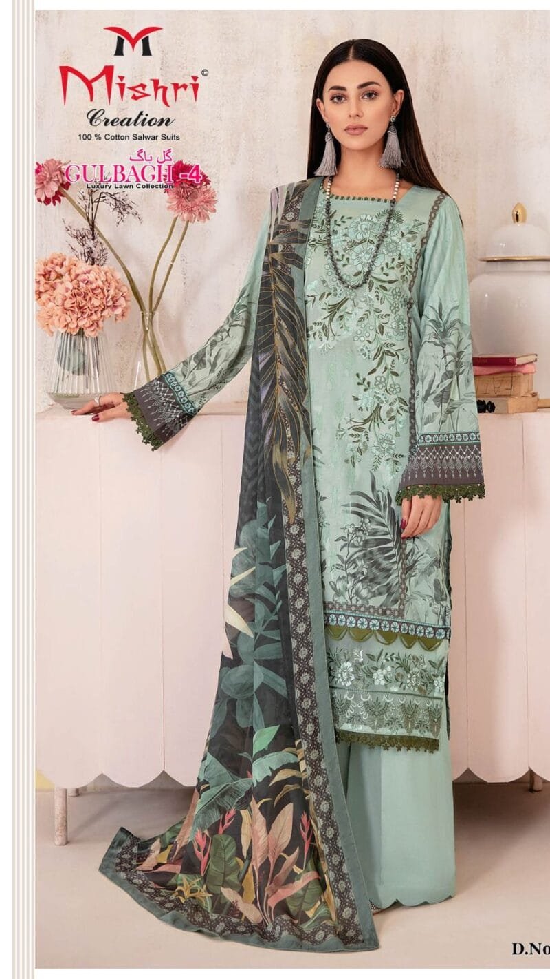 Gulbagh Vol 4 Mishri Creation Wholesale Cotton Dress Material