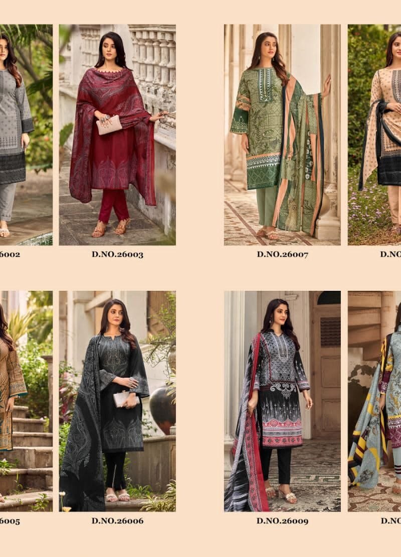 Gulmohar Vol 26 Ishaal Prints Pure Lawn Collection