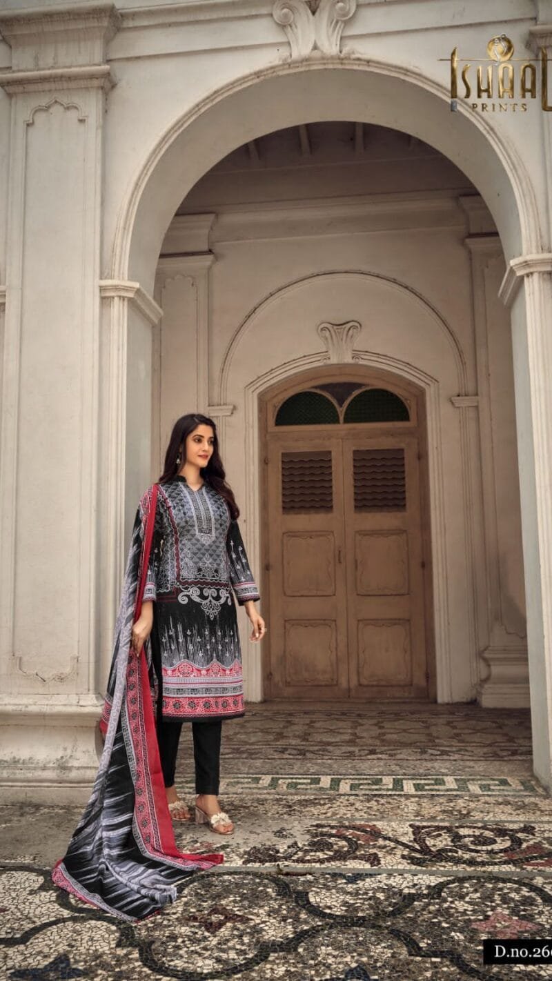 Gulmohar Vol 26 Ishaal Prints Pure Lawn Collection