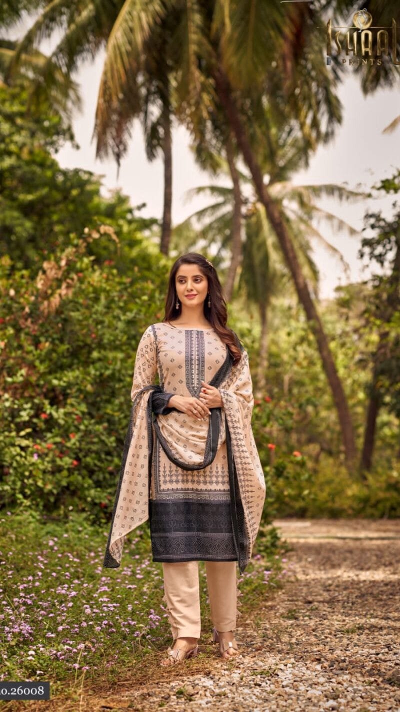 Gulmohar Vol 26 Ishaal Prints Pure Lawn Collection