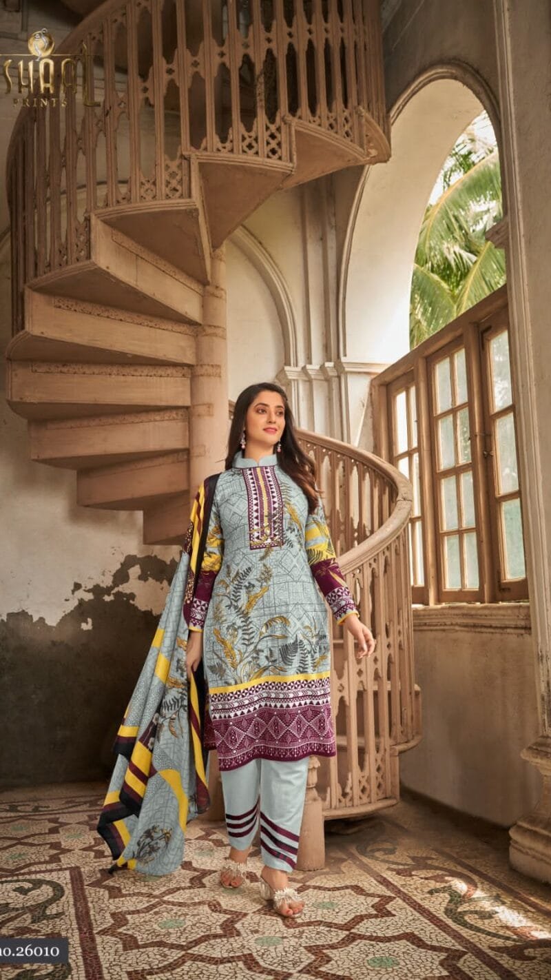 Gulmohar Vol 26 Ishaal Prints Pure Lawn Collection