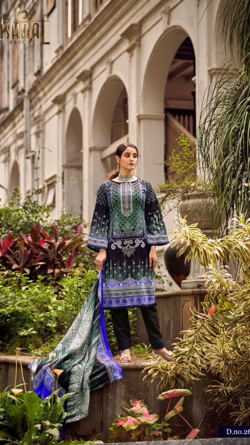 Gulmohar Vol 26 Ishaal Prints Pure Lawn Collection