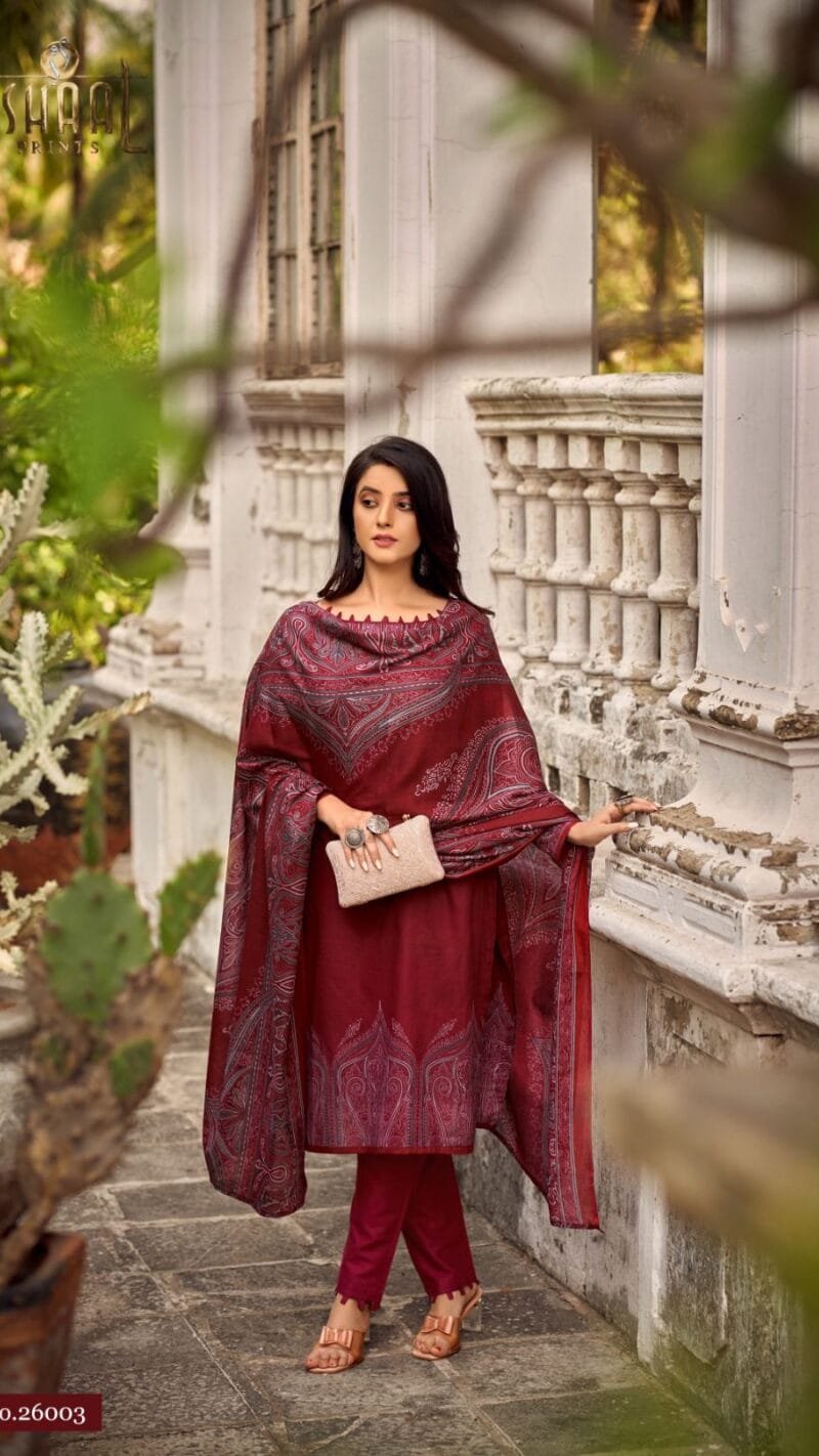 Gulmohar Vol 26 Ishaal Prints Pure Lawn Collection