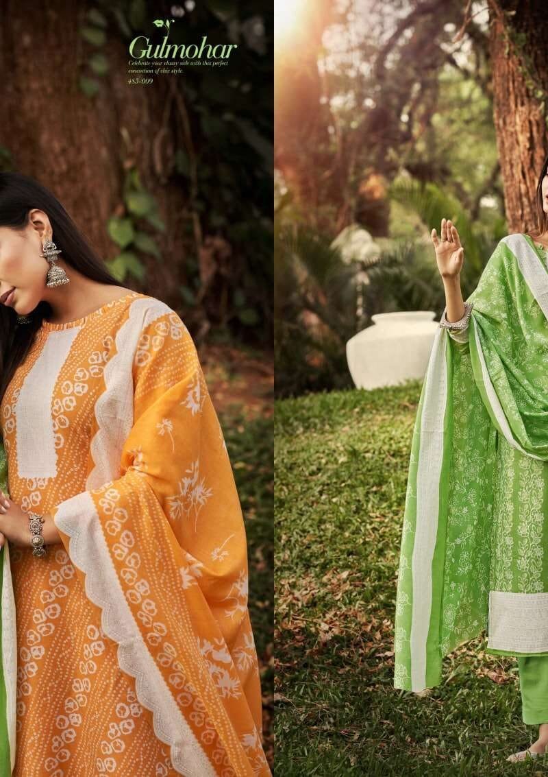 Gulmohar Zulfat Designer Suits Wholesale Dress Material