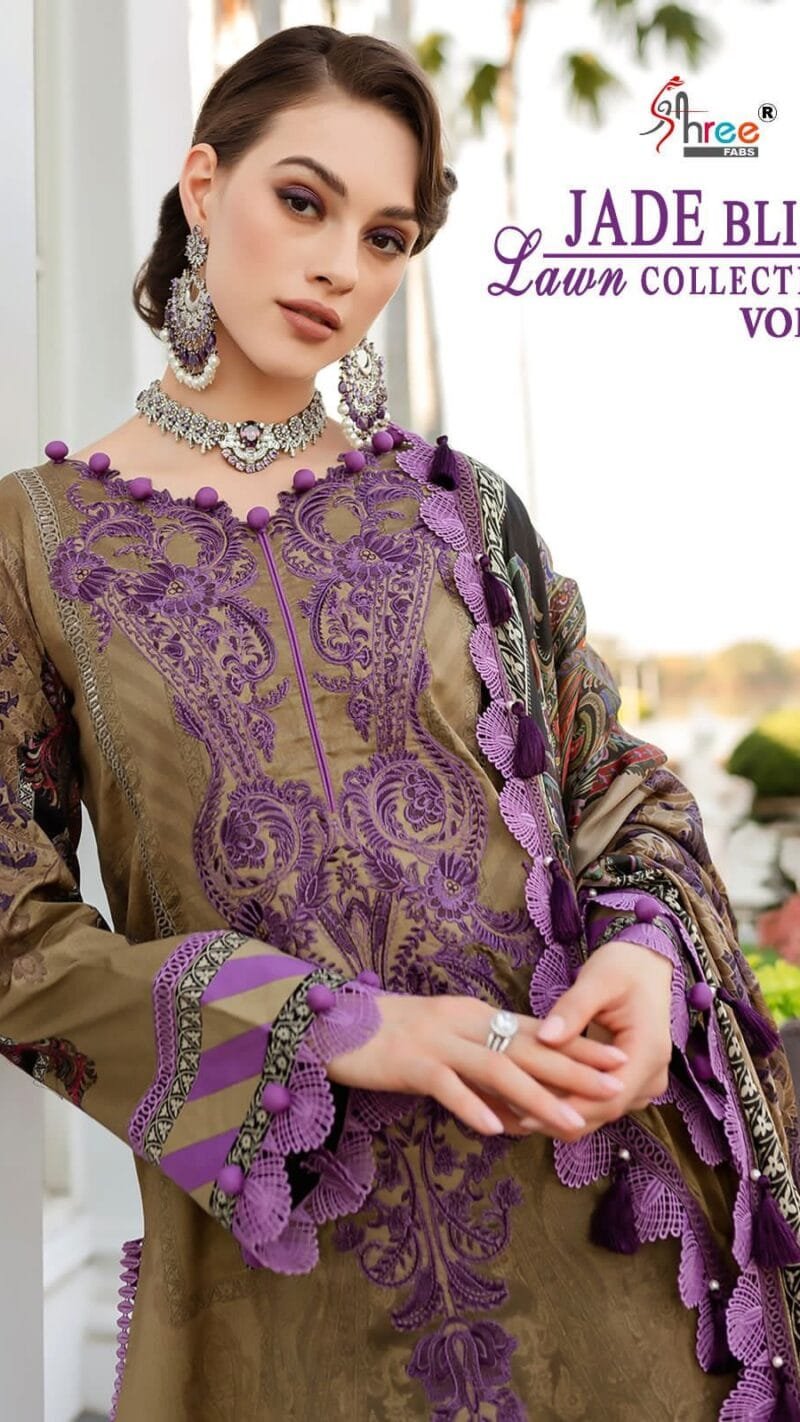 Jade Bliss Lawn Collection Vol 3 Shree Fabs