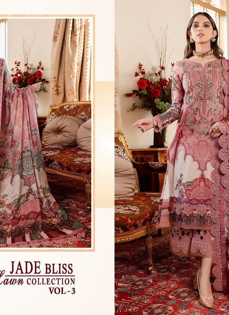 Jade Bliss Lawn Collection Vol 3 Shree Fabs