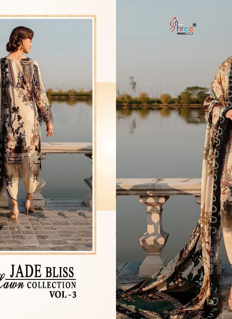 Jade Bliss Lawn Collection Vol 3 Shree Fabs