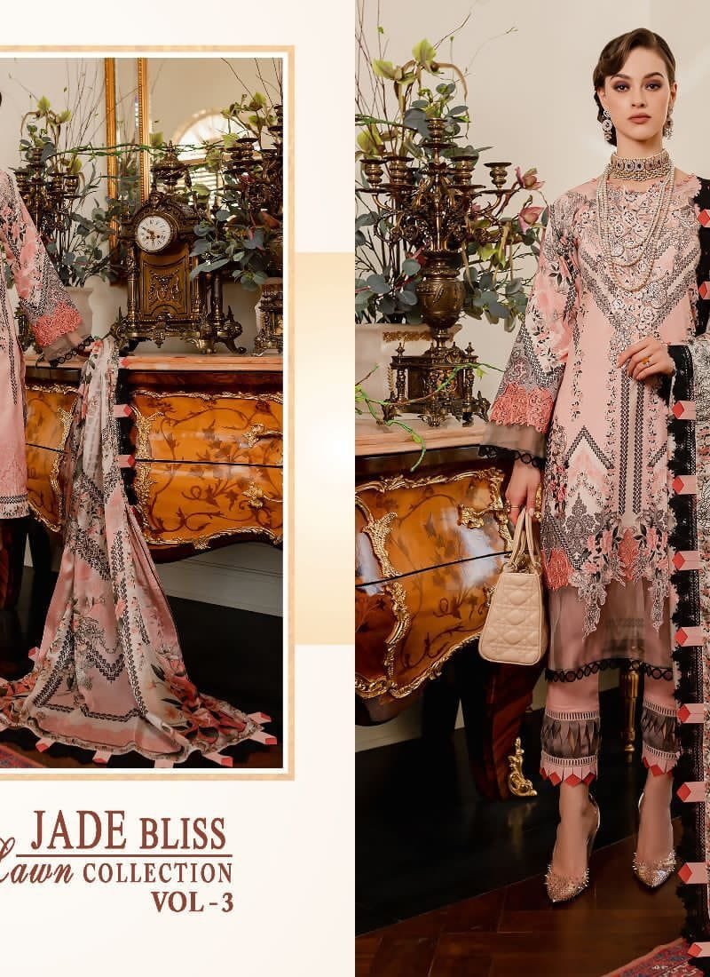 Jade Bliss Lawn Collection Vol 3 Shree Fabs
