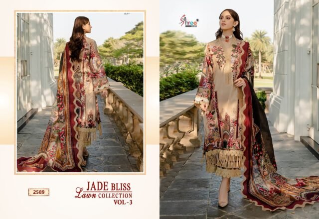 Jade Bliss Lawn Collection Vol 3 Shree Fabs