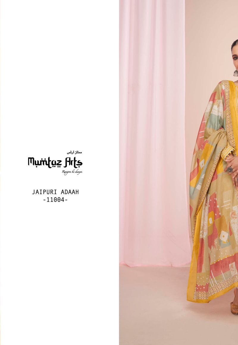 Jaipuri Adaah Hitlist Mumtaz Arts Wholesale Pure Lawn Dress Material