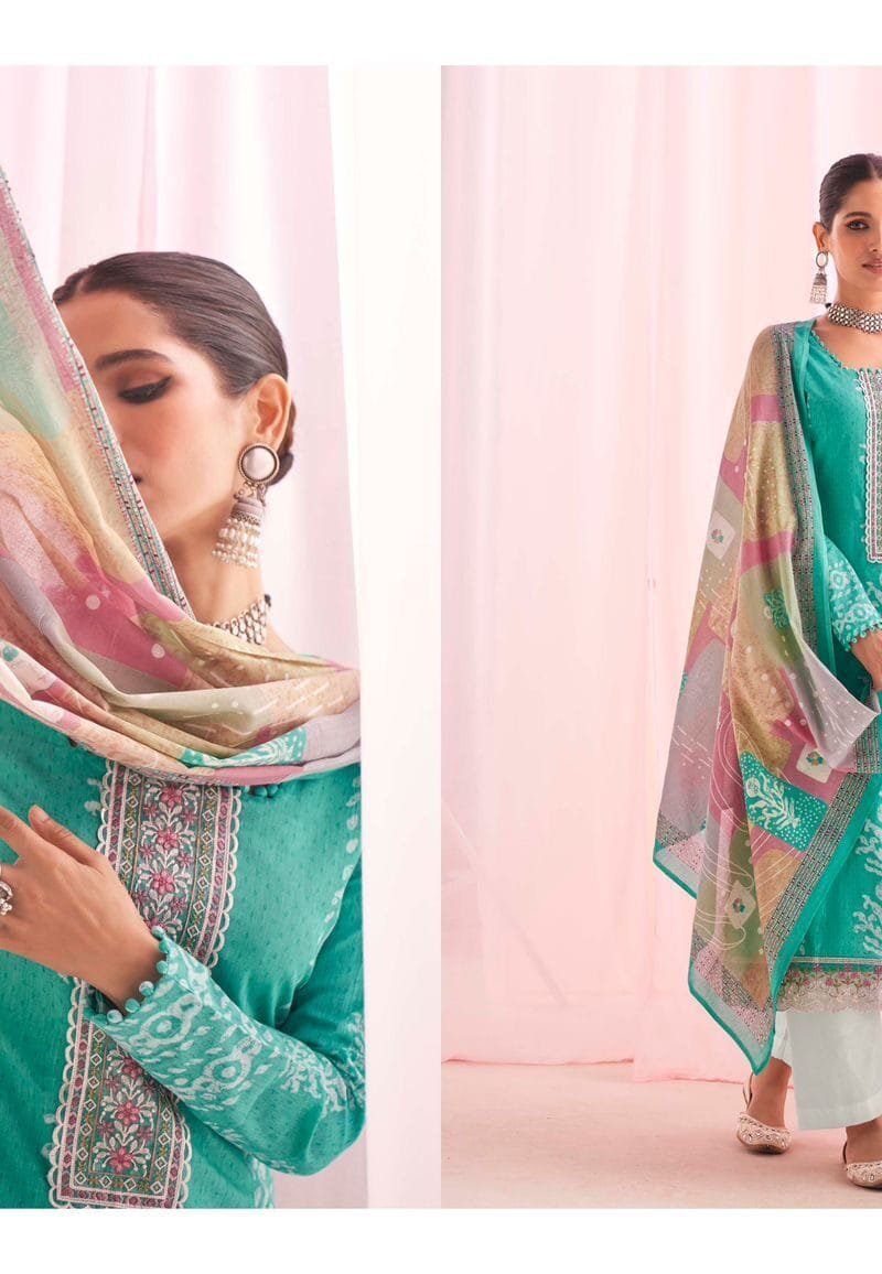 Jaipuri Adaah Hitlist Mumtaz Arts Wholesale Pure Lawn Dress Material