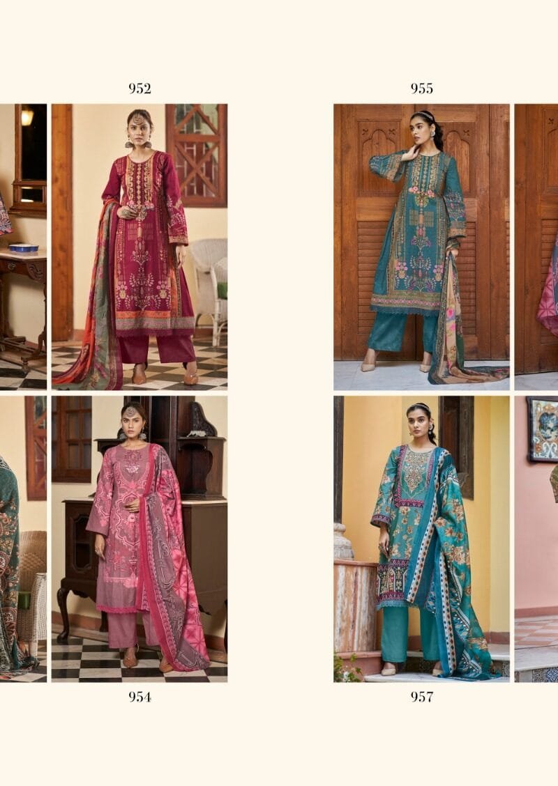 Jannat E Noor Pakistani Print Fabrics Kesari Trendz