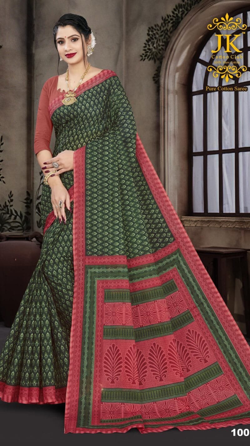 Jk Kangana Vol 10 Pure Cotton Wholesale Saree