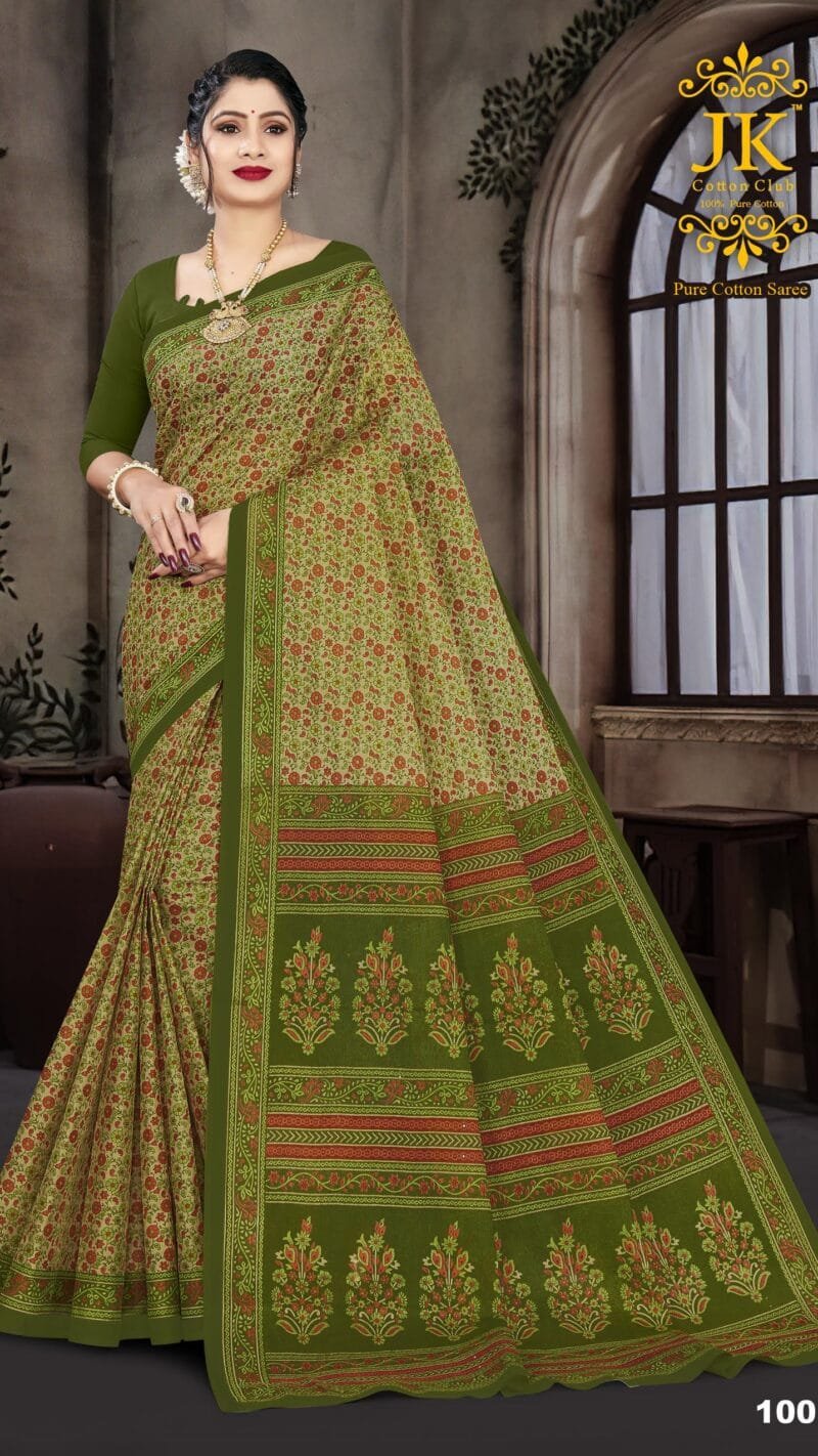 Jk Kangana Vol 10 Pure Cotton Wholesale Saree