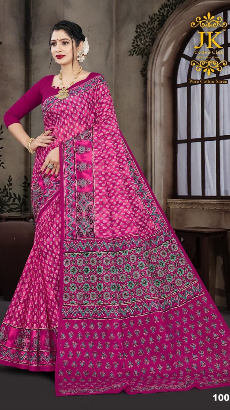 Jk Kangana Vol 10 Pure Cotton Wholesale Saree