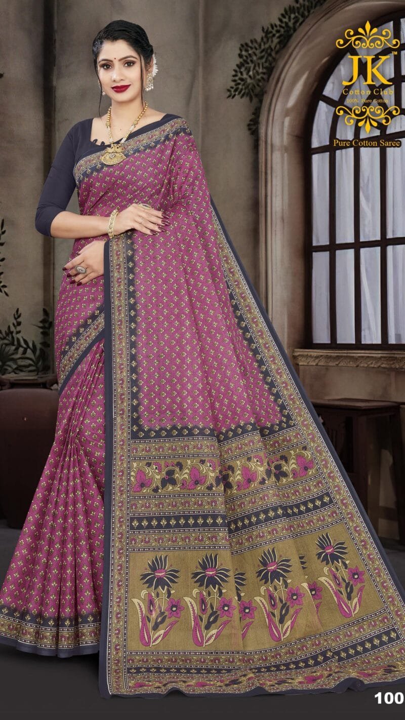 Jk Kangana Vol 10 Pure Cotton Wholesale Saree
