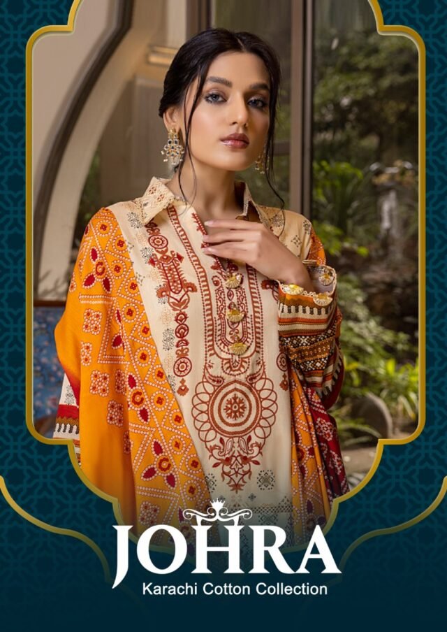 Johra KF Designer Wholesale Cotton Dress Material