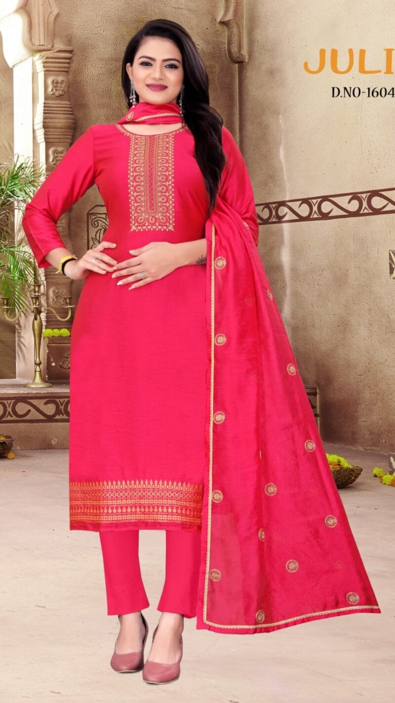 Julie Panch Ratna Premium Muslin Silk With Khatli Work Collection
