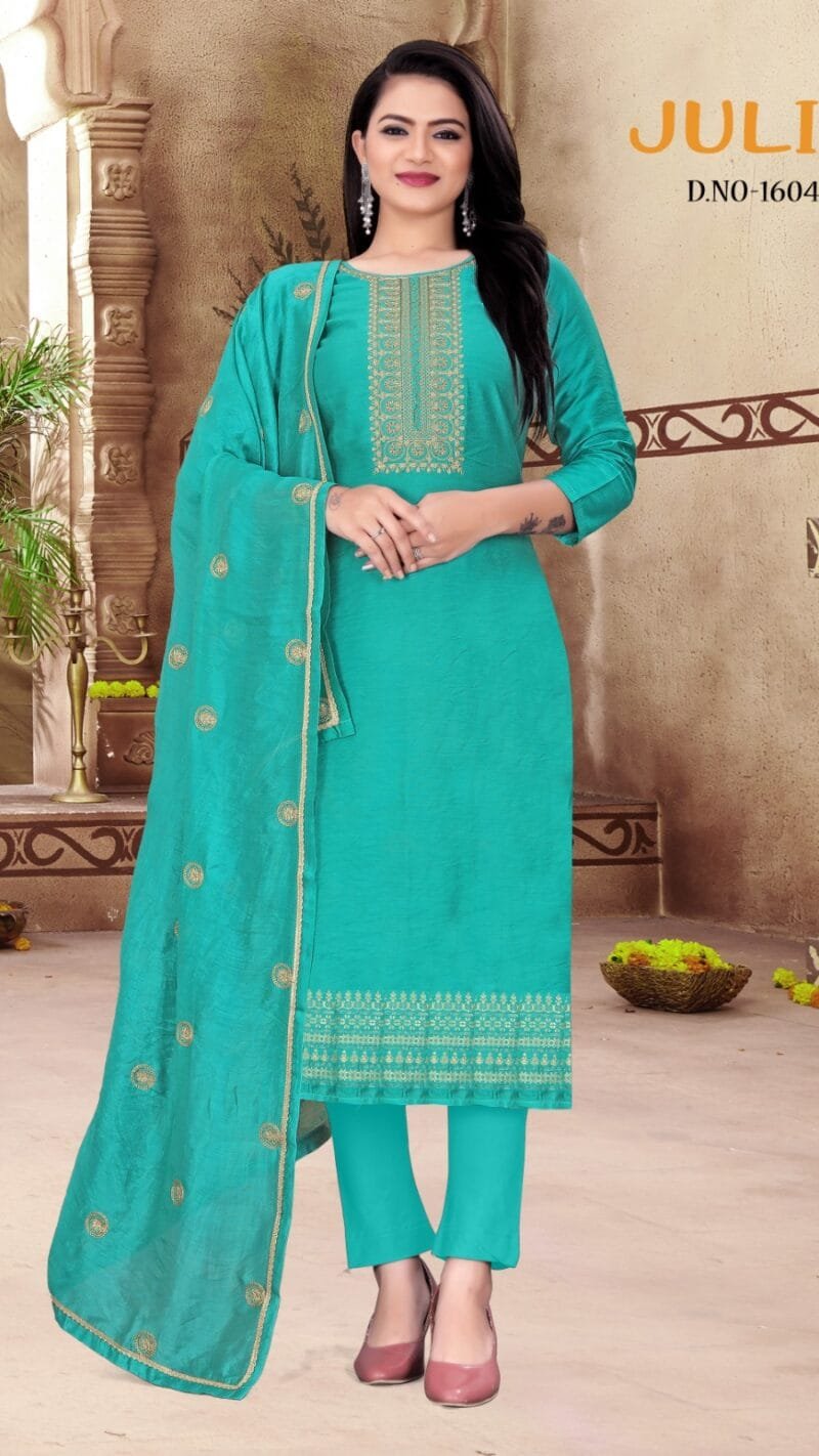 Julie Panch Ratna Premium Muslin Silk With Khatli Work Collection