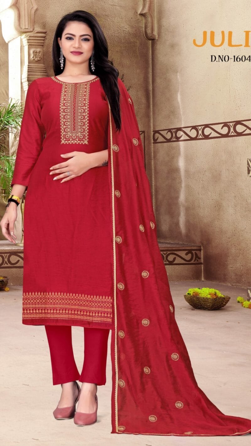 Julie Panch Ratna Premium Muslin Silk With Khatli Work Collection