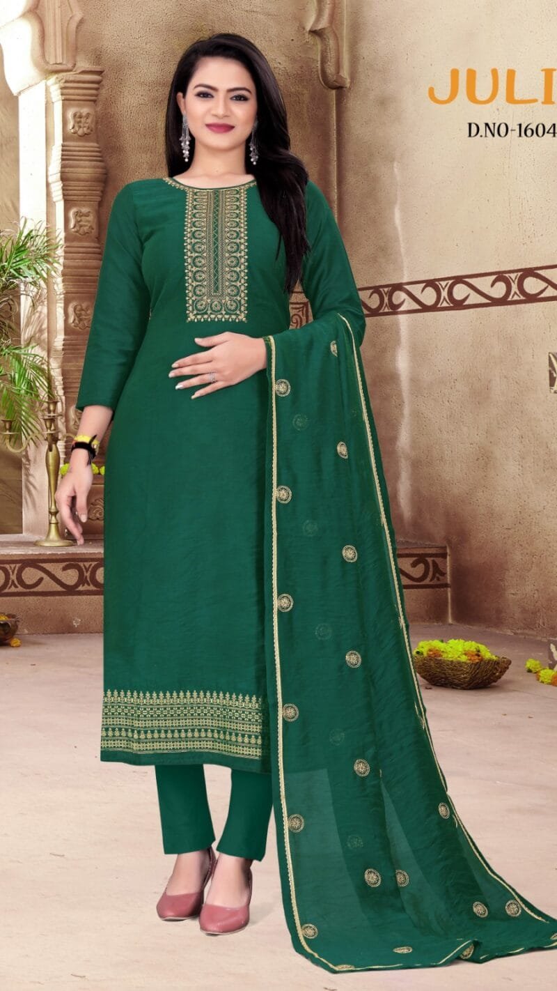 Julie Panch Ratna Premium Muslin Silk With Khatli Work Collection