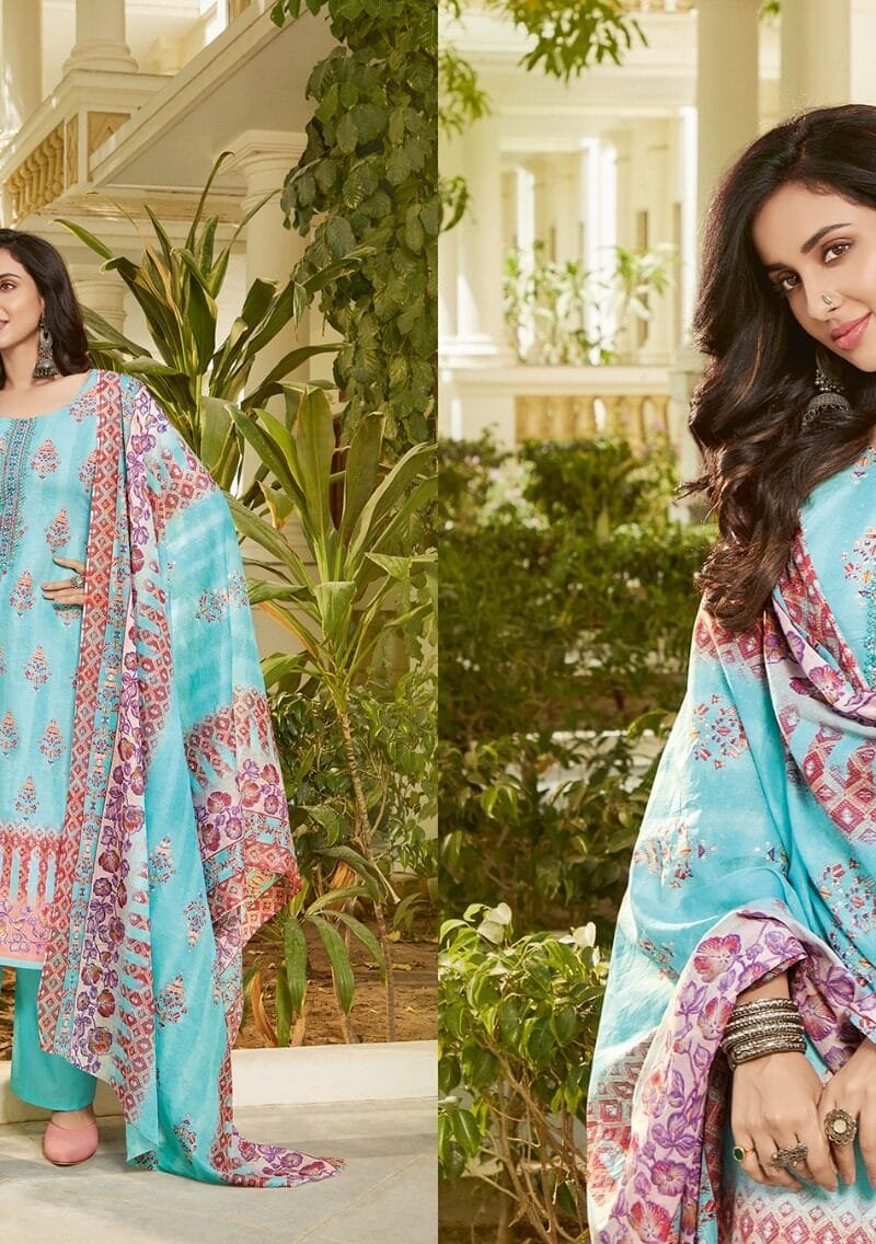 Kalakriti Mysha Cambric Cotton With Add Work Wholesale Dress Material