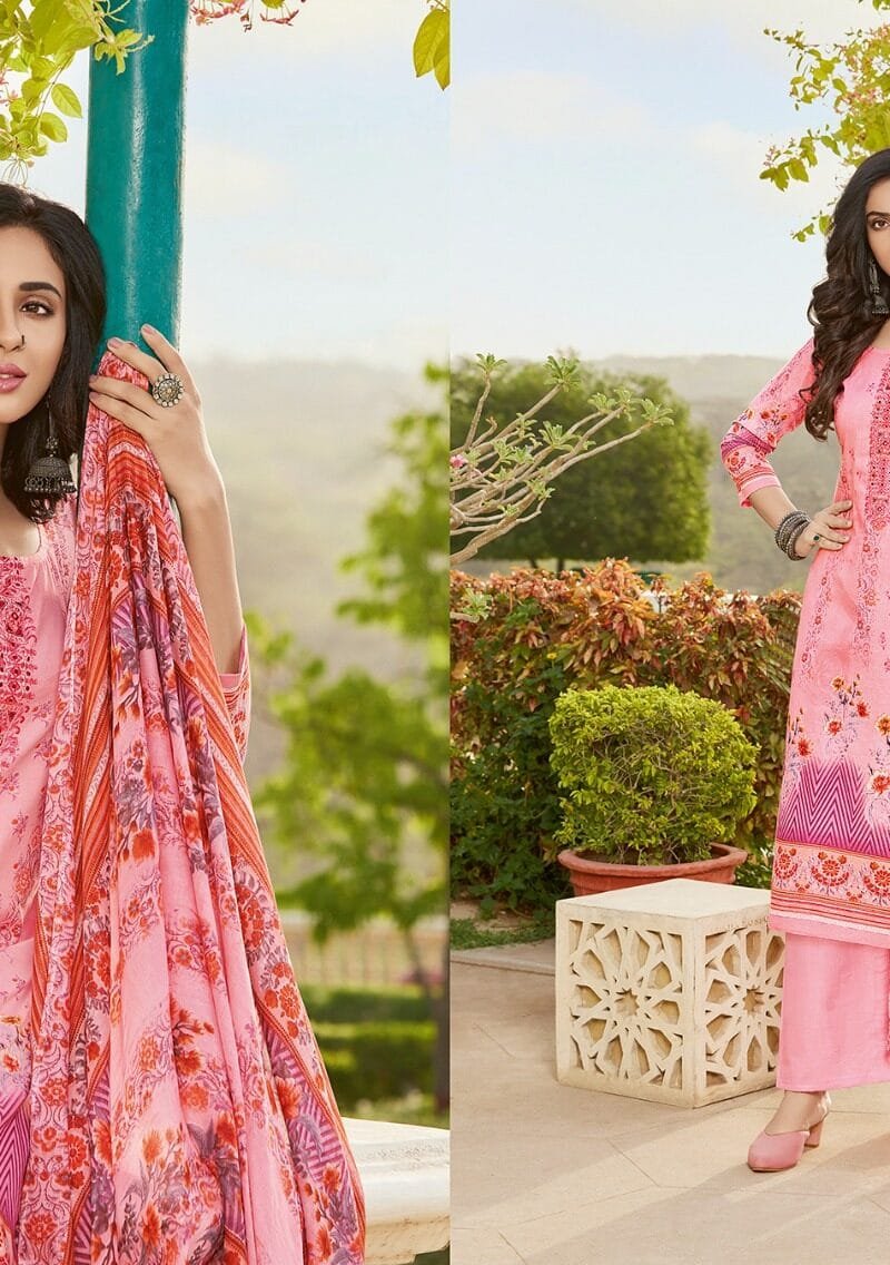 Kalakriti Mysha Cambric Cotton With Add Work Wholesale Dress Material