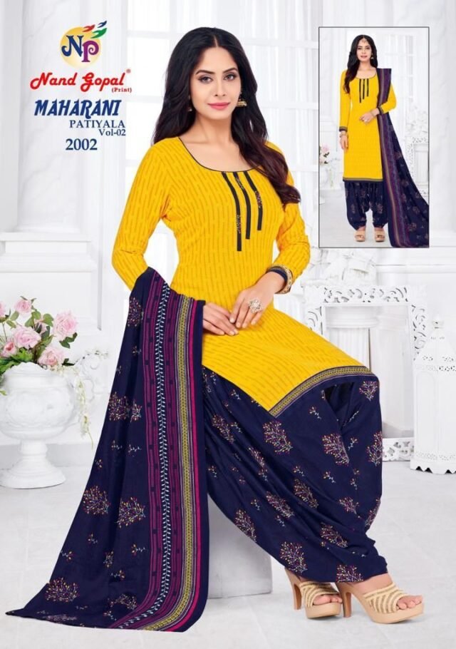 Maharani Patiyala Vol 2 Nand gopal Wholesale Cotton Dress Material