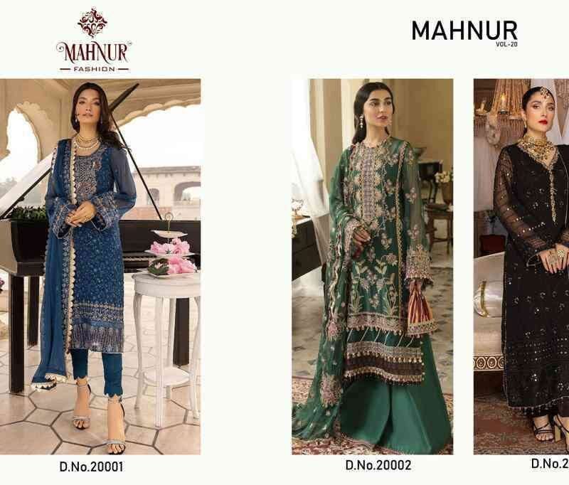 Mahnur Vol 20 Wholesale Pakistani Salwar Suits