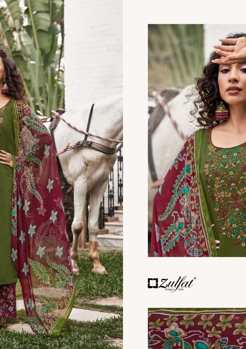 Mandakini Zulfat Designer Suits Exclusive Embroidery
