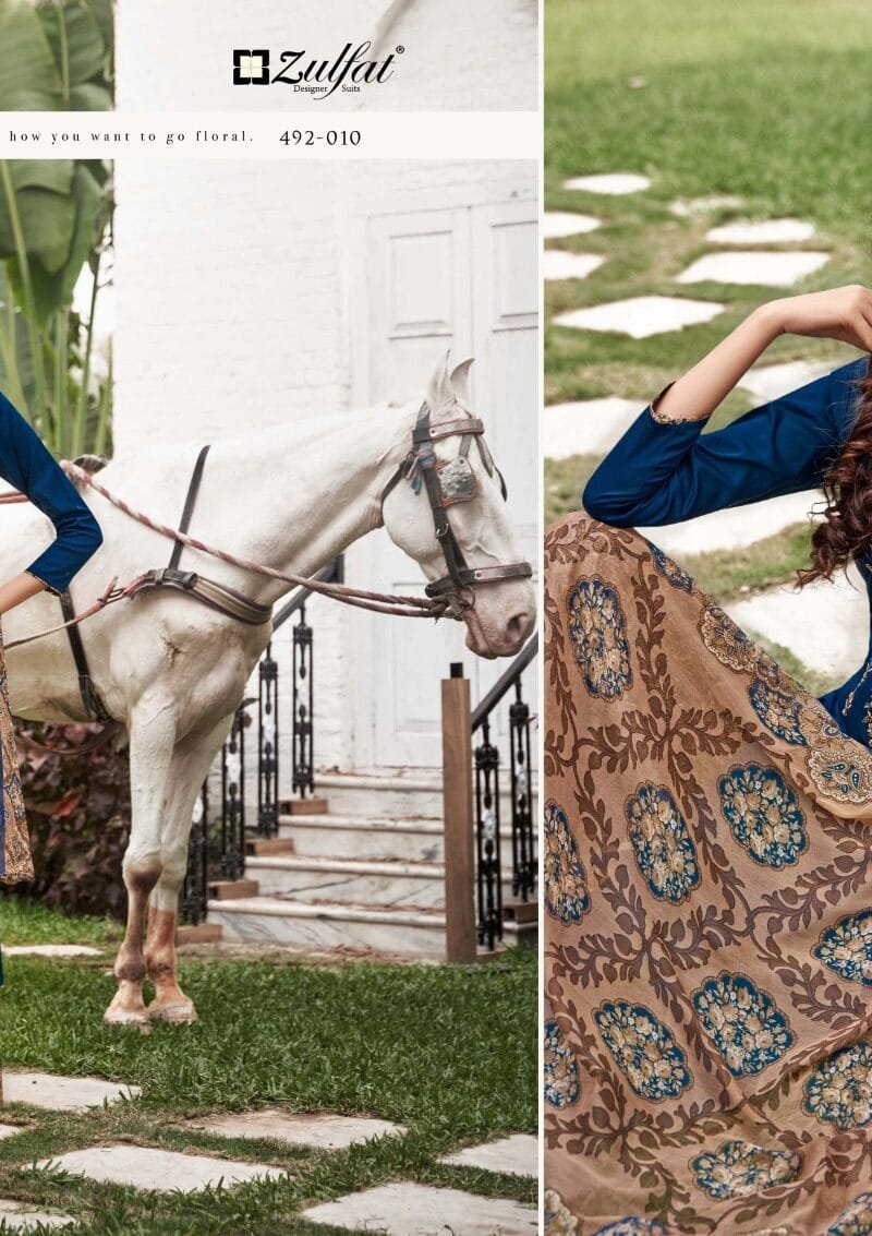 Mandakini Zulfat Designer Suits Exclusive Embroidery