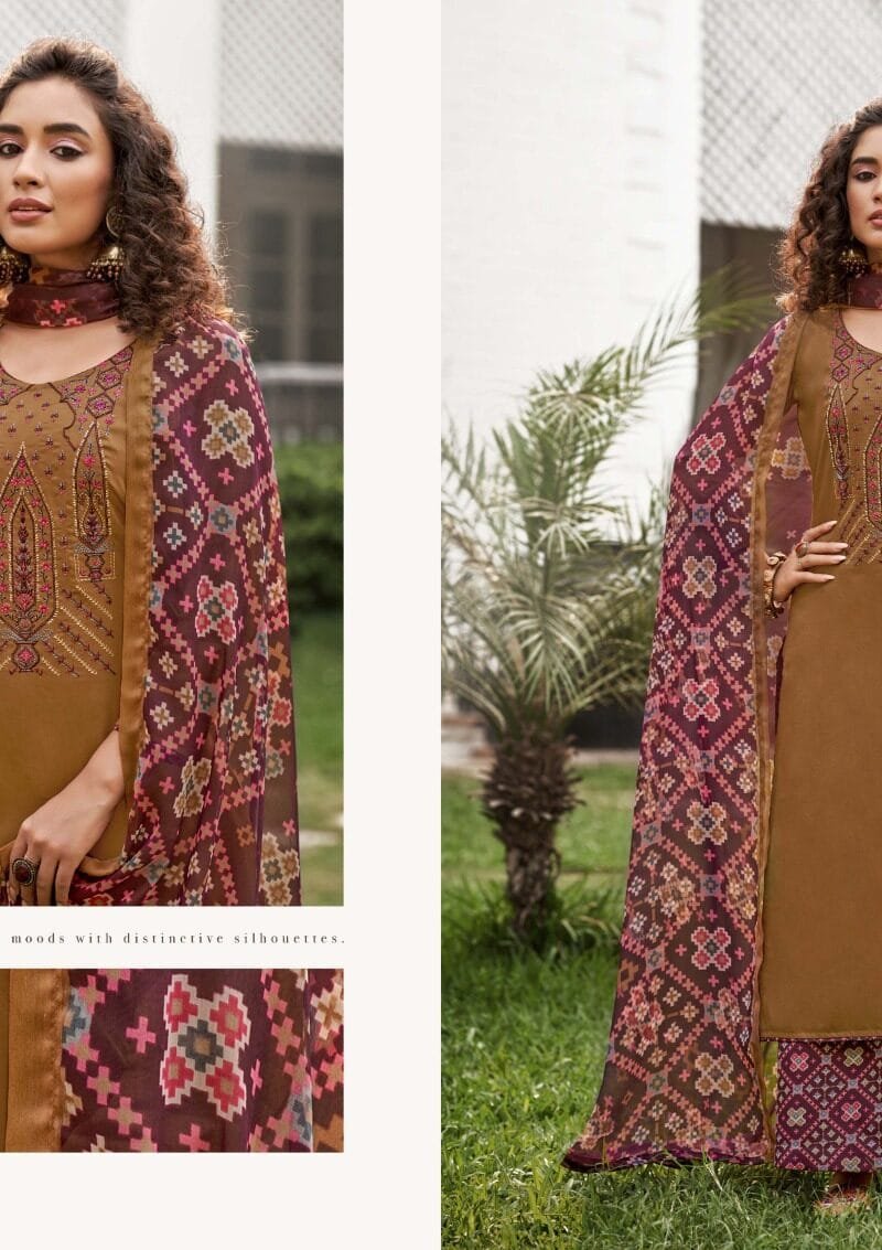 Mandakini Zulfat Designer Suits Exclusive Embroidery