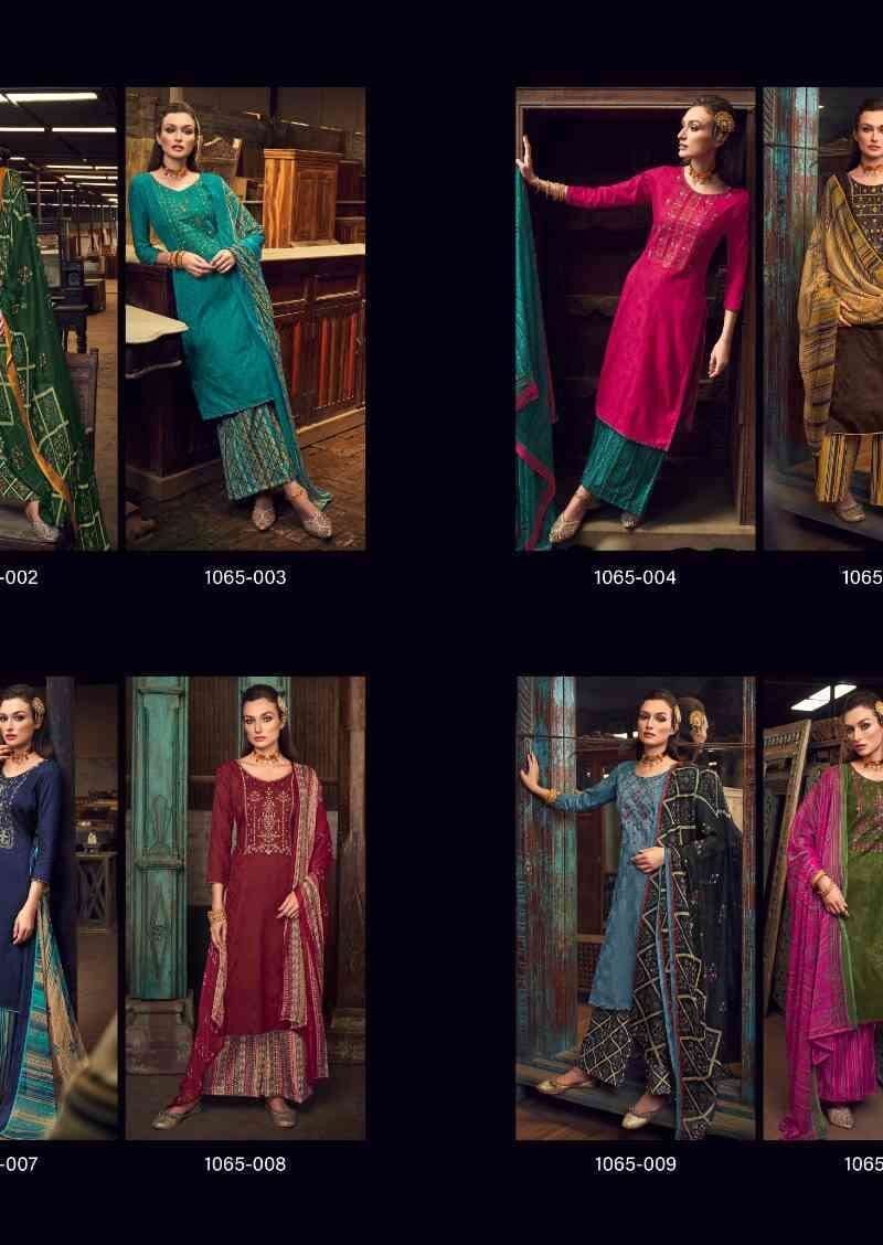 Manvika Romani Heavy Embroidery Work Wholesale Dress Material