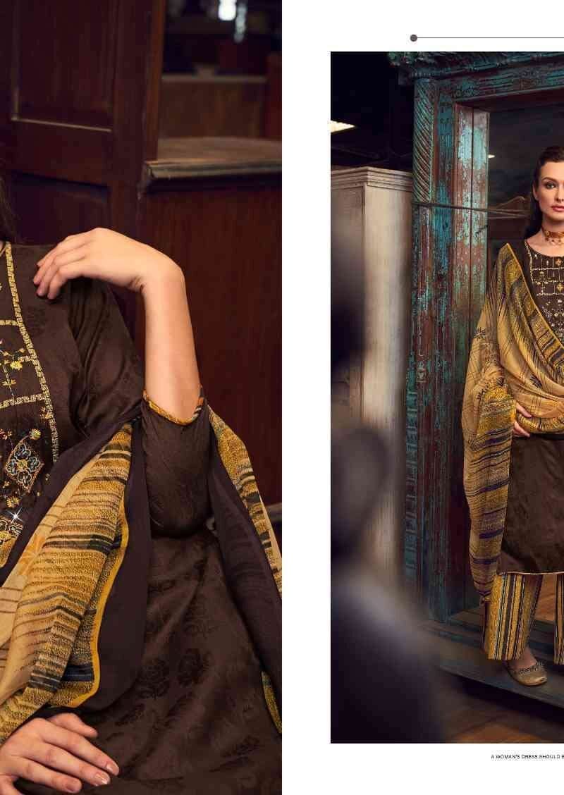 Manvika Romani Heavy Embroidery Work Wholesale Dress Material