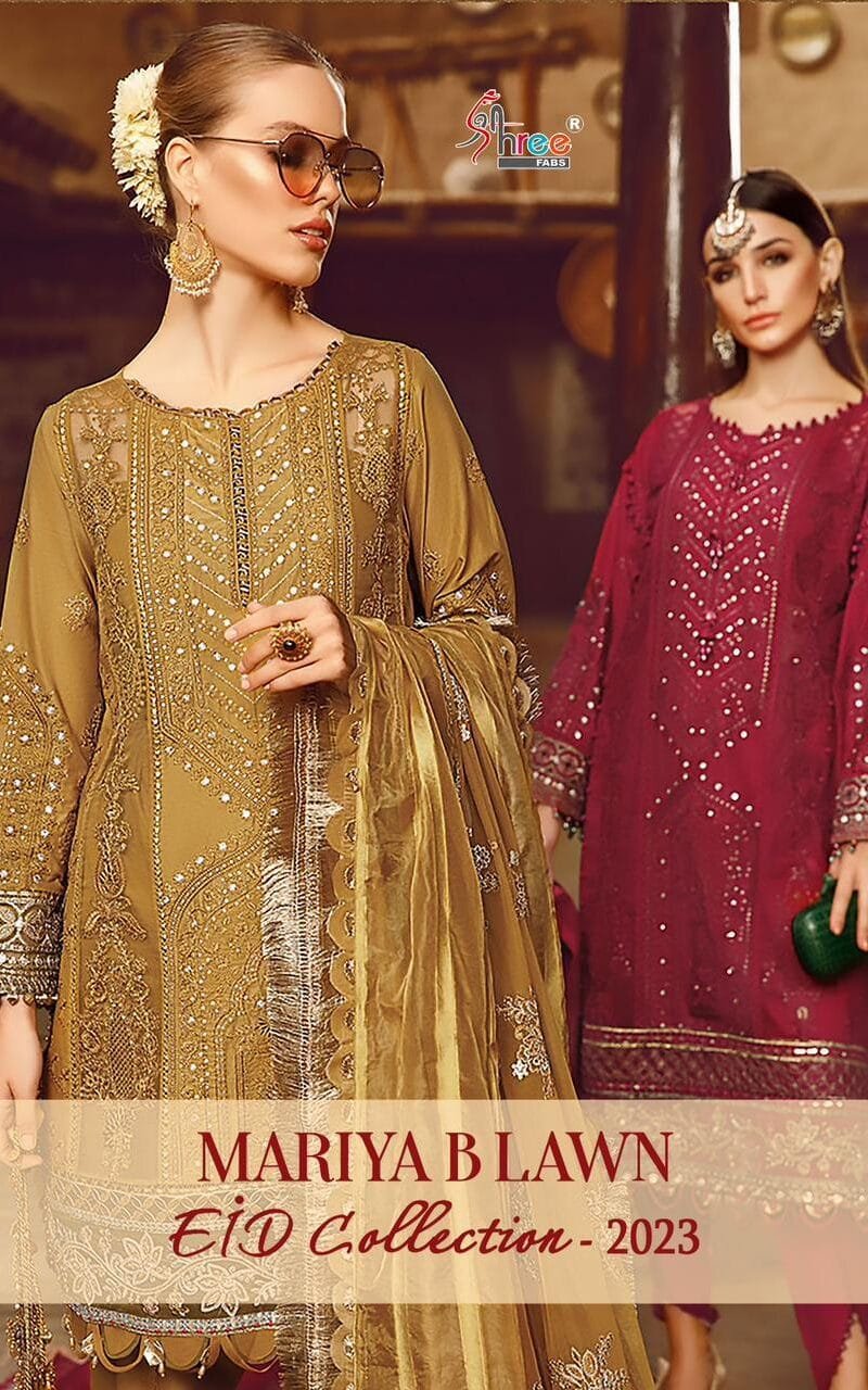 Mariya B Lawn Eid Collection 2023 Shree Fabs Pakistani Salwar Suits