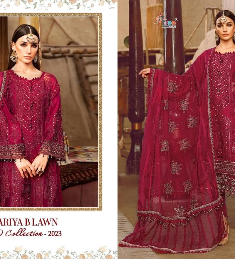 Mariya B Lawn Eid Collection 2023 Shree Fabs Pakistani Salwar Suits